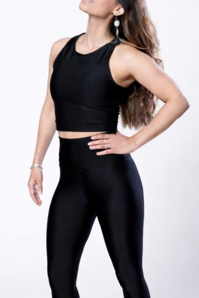 טופ גופיה SIMBO POWER BLACK מבריק