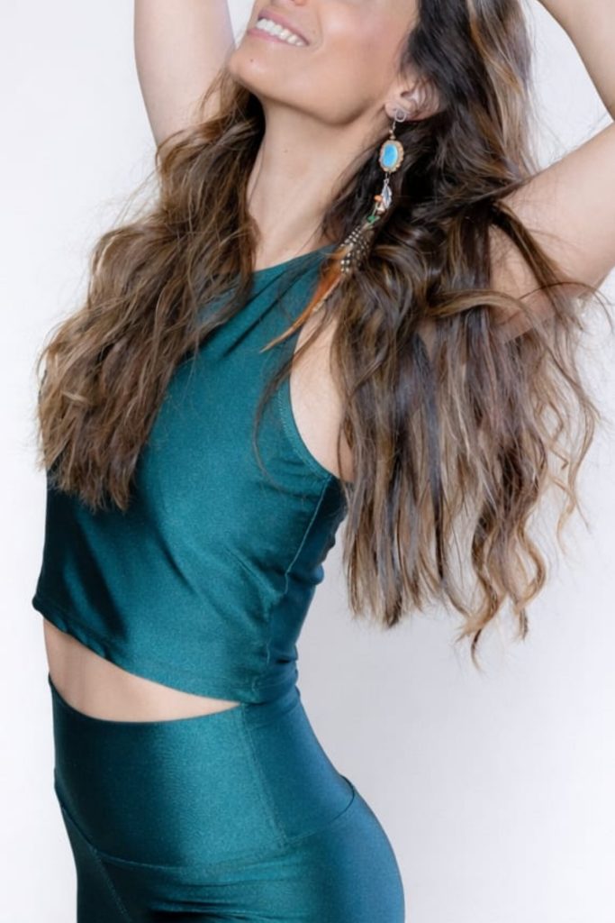 טופ גופיה SIMBO POWER GREEN מבריק